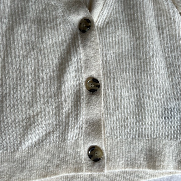 Quince Baby Alpaca-Wool Cropped Cardigan - Picture 2 of 7